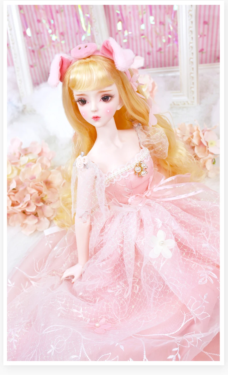 DBS 1/3 BJD куклы игрушки 62 см DF Мода принцесса куклы шарнирное тело Великолепная одежда и обувь AI YoSD MSD SD набор игрушка подарок DC лати