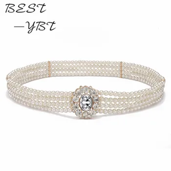 

New Ms. Wild Pearl Decoration Dress Waist Chain Belt Female Casual Fashion Explosion Models Selling