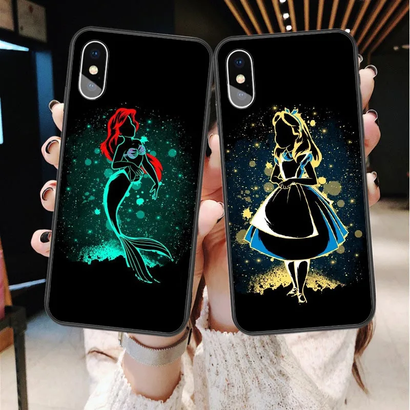 

Cute cartoon Disneys Mickey Minnie Donald Duck Stitch Case For iPhone XS MAX XR Cover For iPhone 11 Pro Max X 6S 7 8 Plus Coque