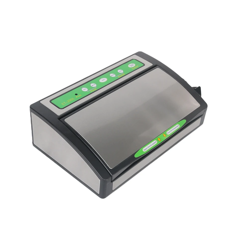 ITOP Household Vacuum Packing Machine Vacuum Sealer Stainless Steel+Plastic Two Speed Sous Vide Machine Food Processor