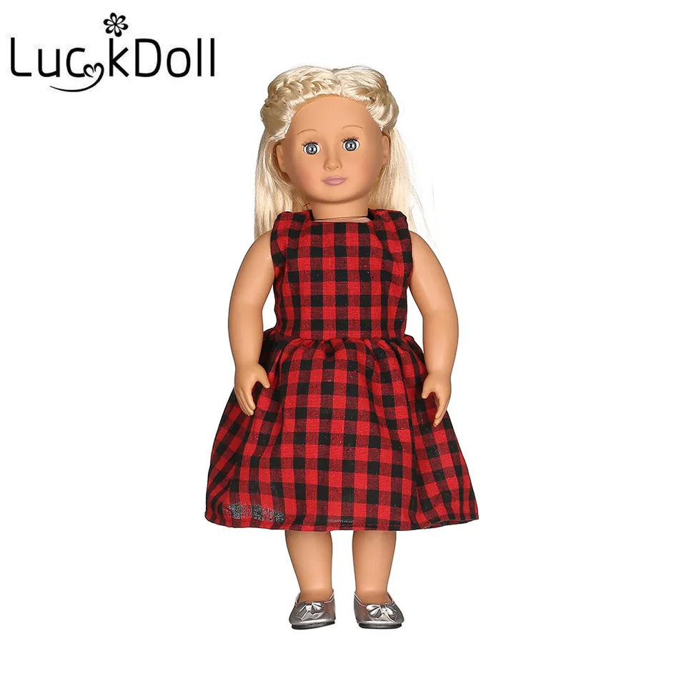 american girl plaid dress