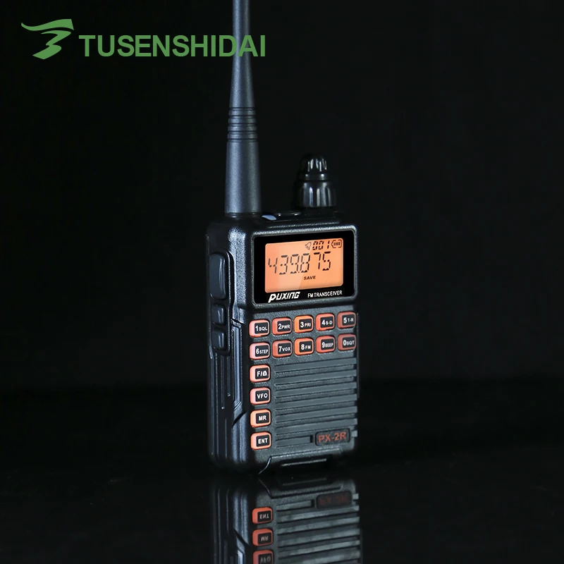 Высокое качество! PUXING PX-2R UHF Plus двухстороннее радио двухканальные рации трансивер