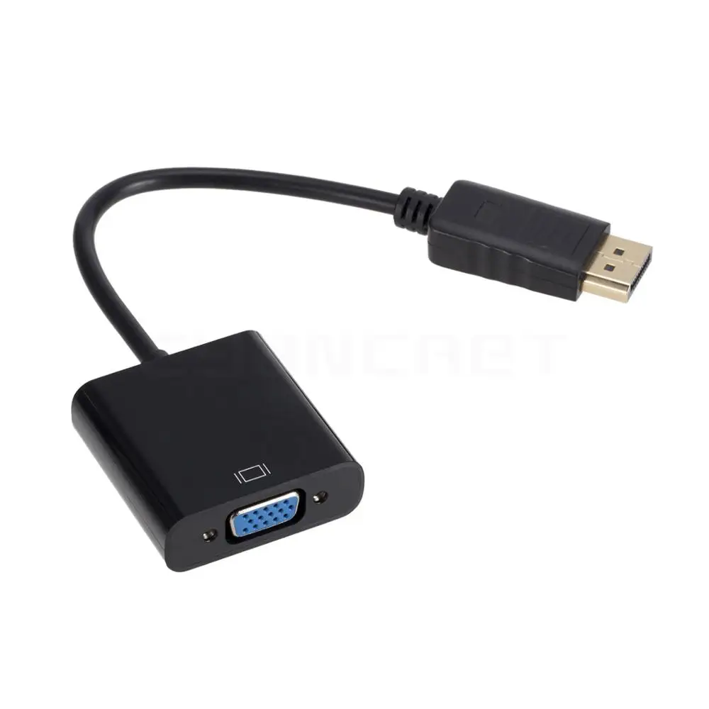 Video Cable Convert Displayport DP to VGA Port Cable Male-Female Adapter for Computer HDTV Monitor Projector Support 1080P Video Cable Convert Displayport DP to VGA Port Cable Male-Female Adapter for Computer HDTV Monitor Projector Support 1080P