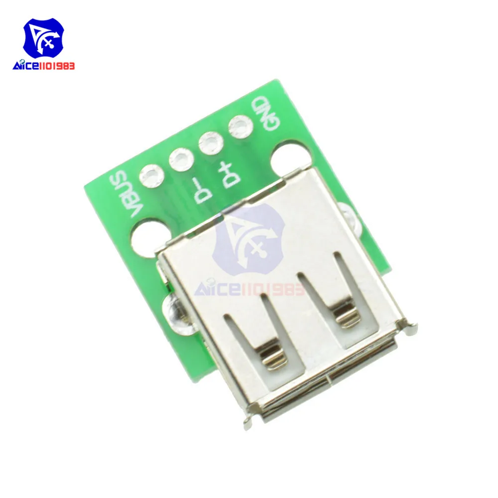 Micro/Mini USB/USB A папа/USB 2,0/3,0 A мама/USB B интерфейс до 2,54 мм DIP PCB конвертер адаптер коммутационная плата