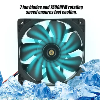 

DC 12V 5.0A 7500RPM Cooling Fan Replacement 4 Pin Connector for Antminer S7 S9