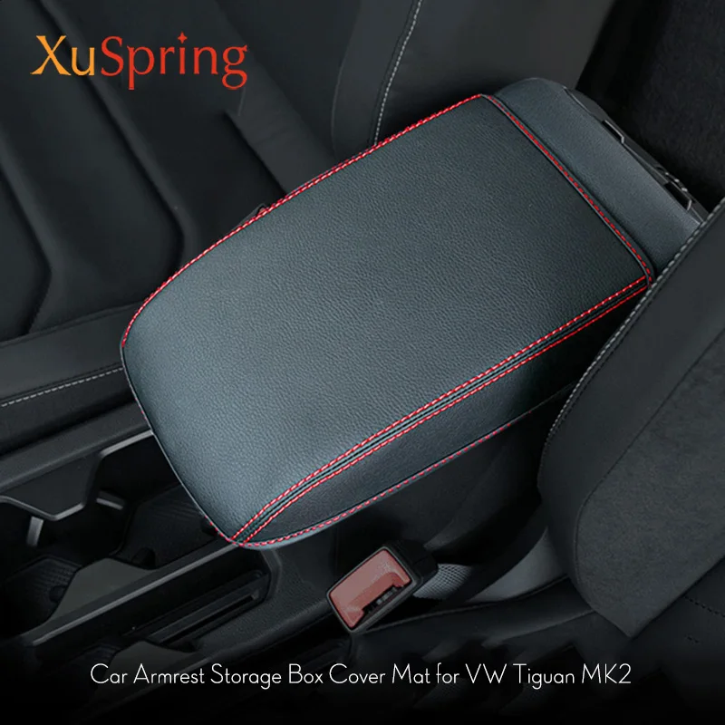 For VW Tiguan mk2 2016 2017 2018 2019 Armrest Console Pad Cover Cushion