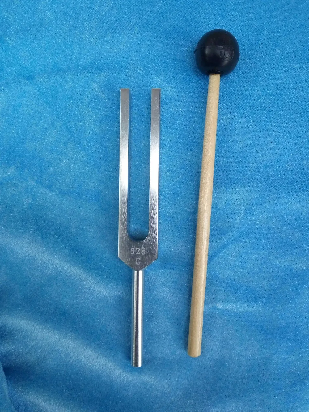 528HZ Aluminum Alloy Tuning Fork Chakra Hammer With Mallet Sound Healing Therapy For Ear Care Medical Neurological Instrument |