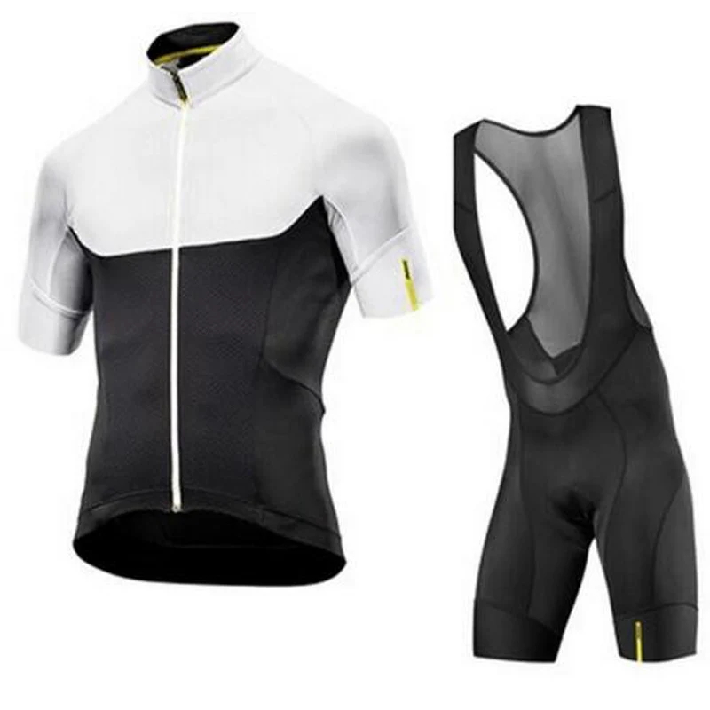 

Mavic 2018 Short sleeve cycling Clothing Road Bike Wear Racing Clothes Quick Dry Men's Cycling Jersey Set Ropa Ciclismo Maillot