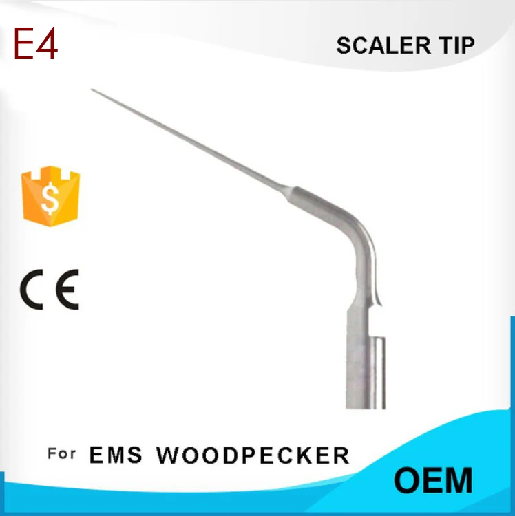 5PCS E4, ENDODONTICS TIP, dental scaler endo tip for EMS woodpecker