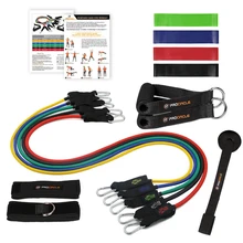 Procircle Resistance Bands set - 11Pcs Expander Tubes Rubber Band For Resistance Training, Physical Therapy, Home Gyms Workout