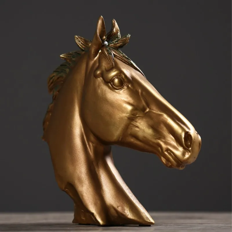 Креативная американская лошадь, украшение для дома, аксессуары для интерьера, для учебы, винного шкафа, оконная модель, украшение для комнаты, подарок