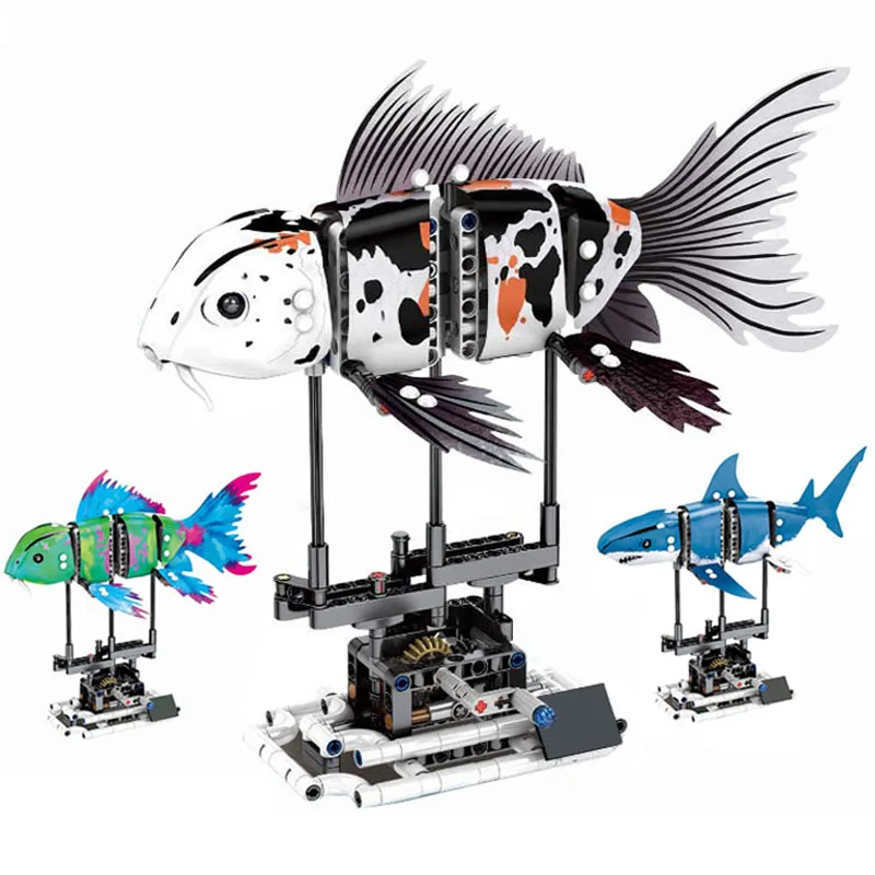 

Sembo 7006 Creative 20089 20090 20091 20092 Toys The DIY Forma Fish Set Building Blocks Bricks 81000 81001 Toys for Kid