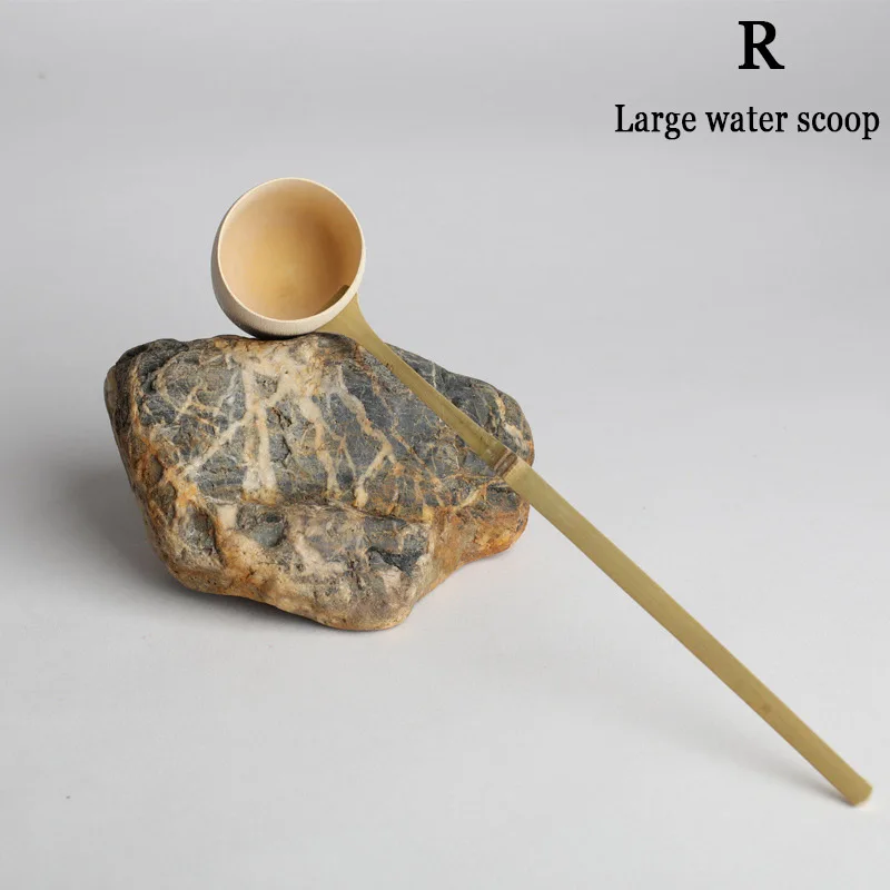 Бамбуковый венчик для чая Матча точка зеленый чай порошок прибор соответствующий инструмент 66CY - Цвет: R