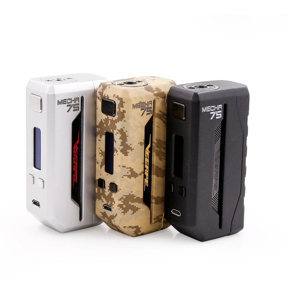 100% оригинал VeeApe MECHA 75 Vape Mod питание от Evolv чип fit 18650 батарея Вт Box Mod|box mod|fit 1865075w box mod |