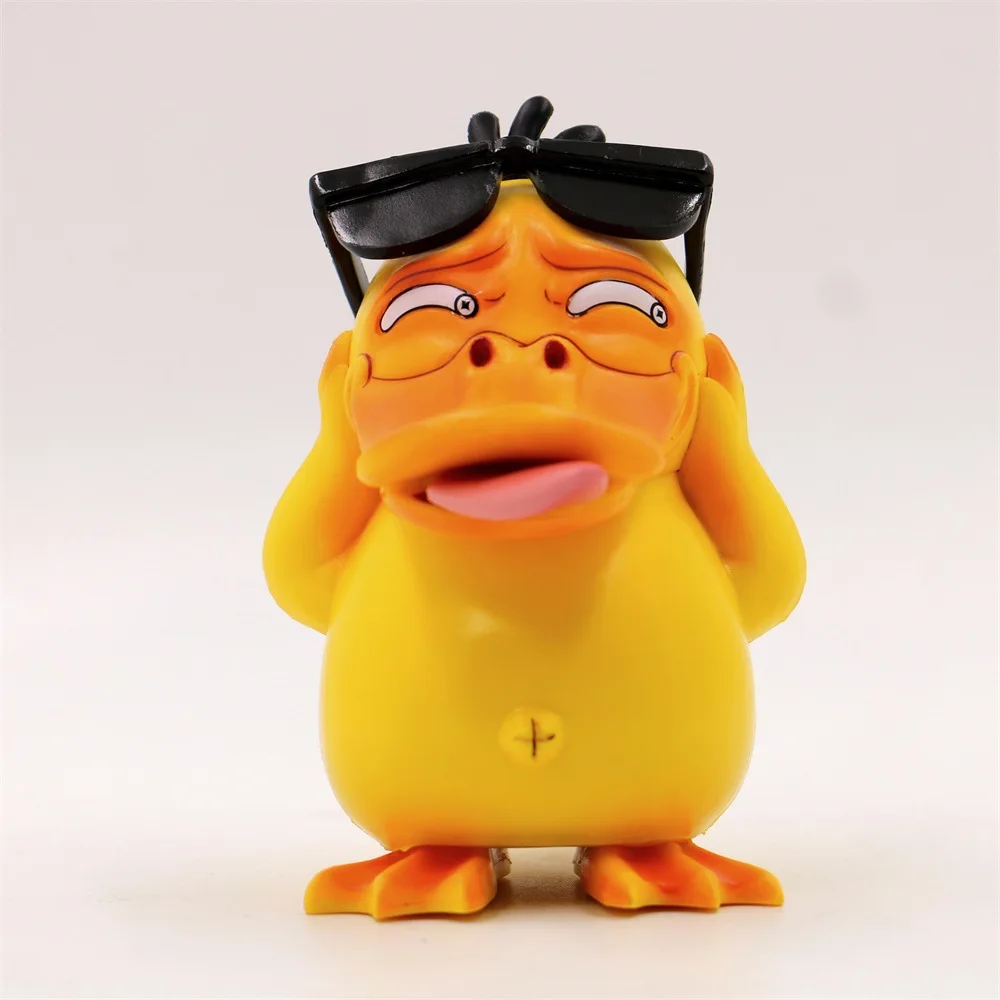 13CM Funny Face  Psyduck pokemones Action Figure PVC Model Toys Collective For Children Birthday Gift