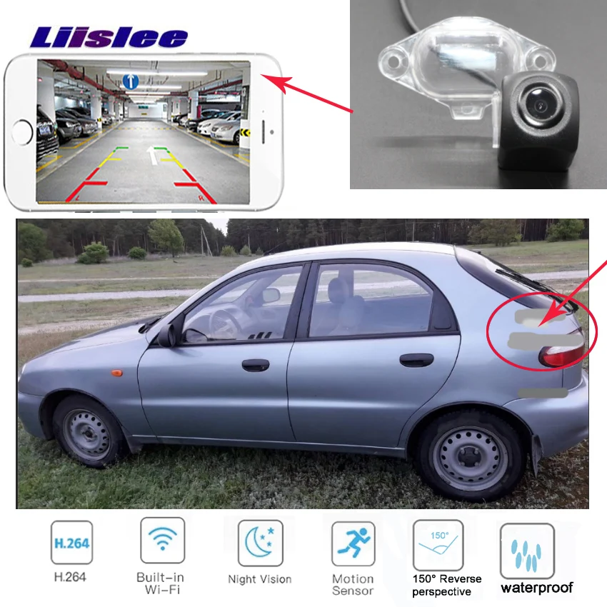 LiisLee для Ashok Leyland Stile Parking Nissan Evalia NV200 Новая беспроводная камера заднего вида