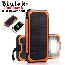 Bluleki Solar Pover bank font b Mobile b font font b Phone b font Power Bank