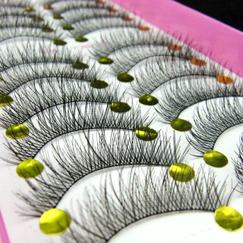 

10Pair Natural False Eyelashes Soft Long Eyelash Fake Eye Lashes Extensions Tools Makeup False Eyelashes Extension Cils Wimpers