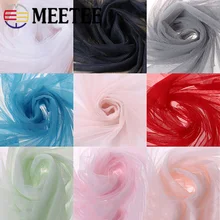 Meetee 5 метров 1,6 м ширина Мягкая сетчатая Кань с кружевом москитная сетка материал "сделай сам" для одежды занавес юбка аксессуар FA201