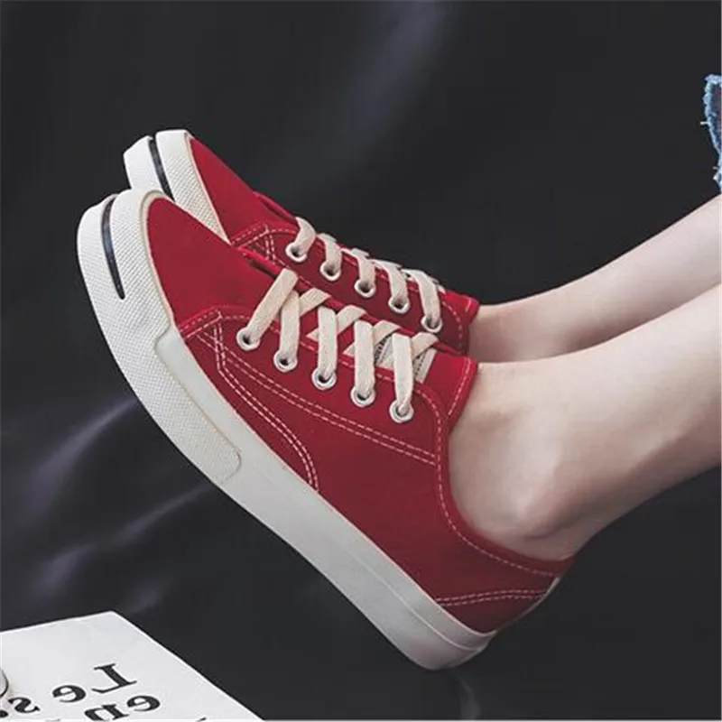 

2018 shoes women spring summer canvas shoes Breathable Walking Shoes Tenis women shoes ladies canvas sneakers Candy Colors