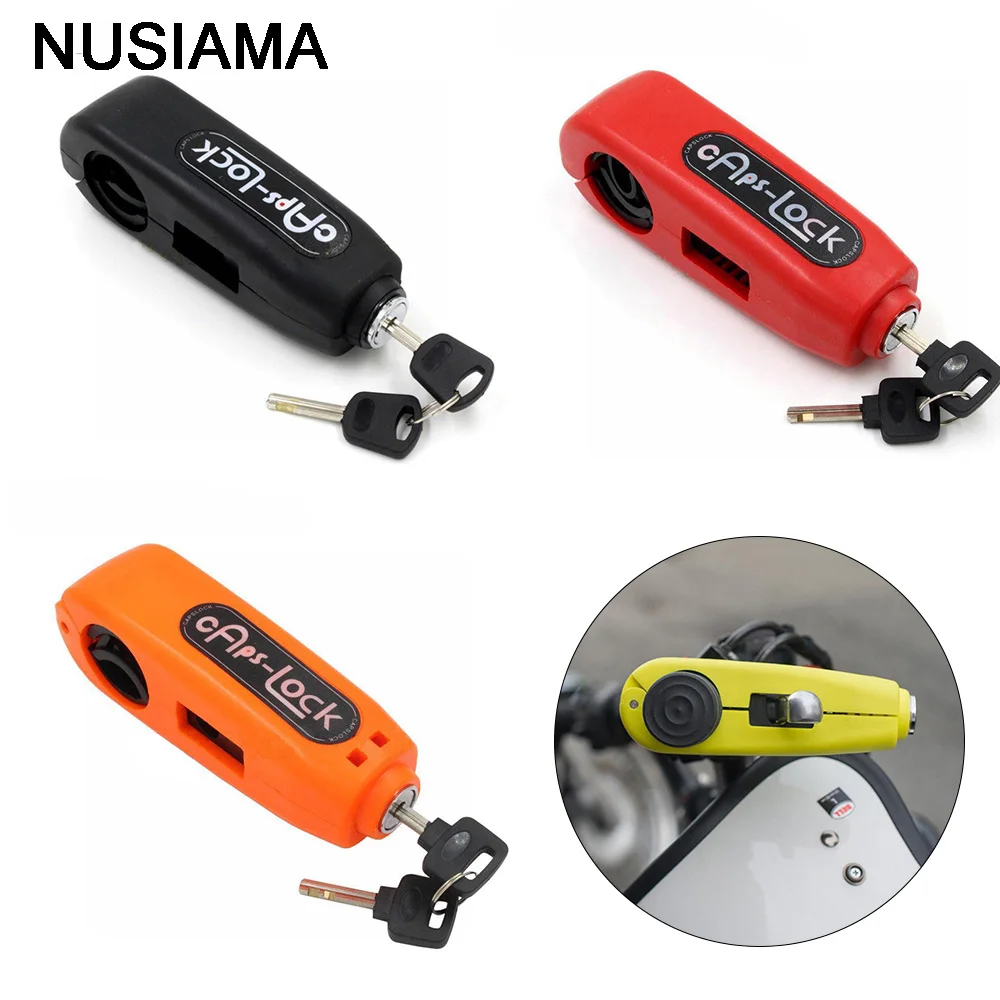 

Universal Motorcycle Scooter Handlebar Safety Lock for YAMAHA FZ1 FZ6 MT-07 MT-09 MT-10 KAWASAKI ER-6N Z1000 Z750