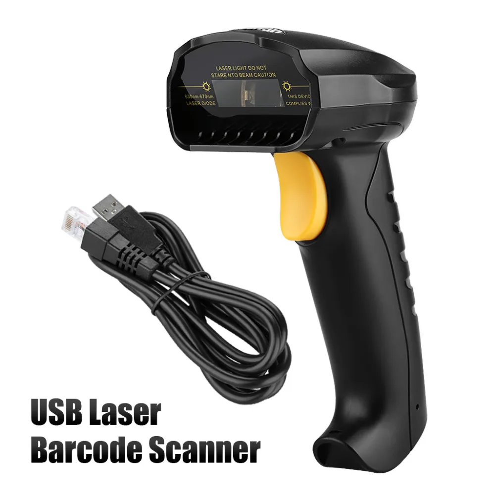 Excelvan BP 8150 USB Handheld Laser Barcode Scanner Manual Trigger