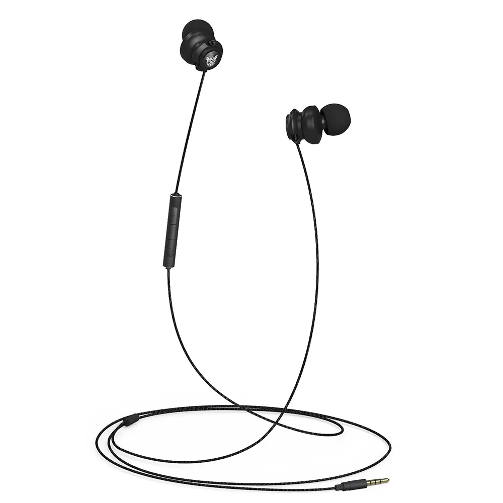 ONIKUMA A2 3.5mm In Ear Earphone Wired Heavy Bass Sound Quality Music Earbud Headset with Microphone for iPhone Samsung Mp3 Mp4 (2)