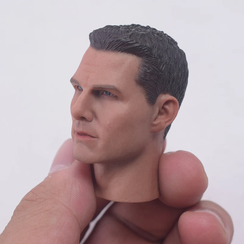 1//6 Action Figure Male Head Sculpture Model Carved for 12inch Body Accessory