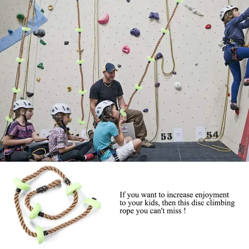 

Children Disc Climbing Rope Kids Garden Game Play Toys PP Rope Outdoor Swing Games High Quality Kids Playground Equipment Toys