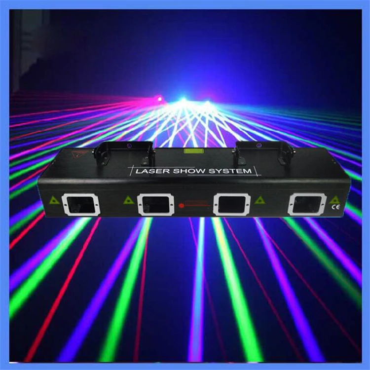 Vier Lens Sterke Rgby Laser Show Systeem Stage Disco Party Kerst Decoratie Laser Verlichting Dmx Dj Apparatuur Project 500Meter Vier Lens Sterke Rgby Laser Show Systeem Stage Disco Party Kerst Decoratie Laser Verlichting Dmx Dj Apparatuur Project 500Meter