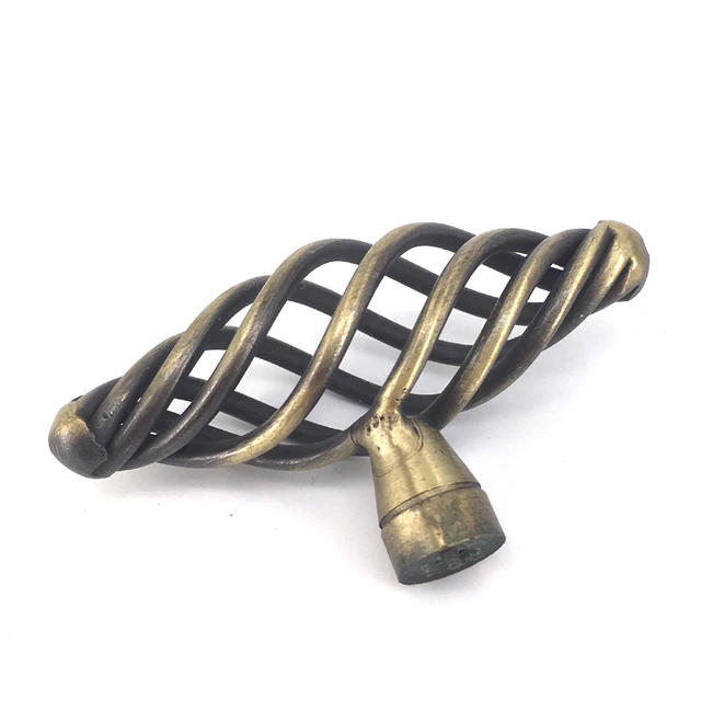 10x Antique Bronze Cabinet Hardware Oval Birdcage Design 10x Antique Bronze Cabinet Hardware Oval Birdcage Design Kitchen Cupboard Handles Closet Dresser Drawer Pulls S