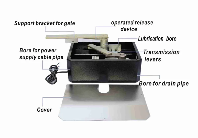 US $380.70 Swing Gate OpenerUnderground Gate Motor DC Motor For Maximum 300 KG Gate