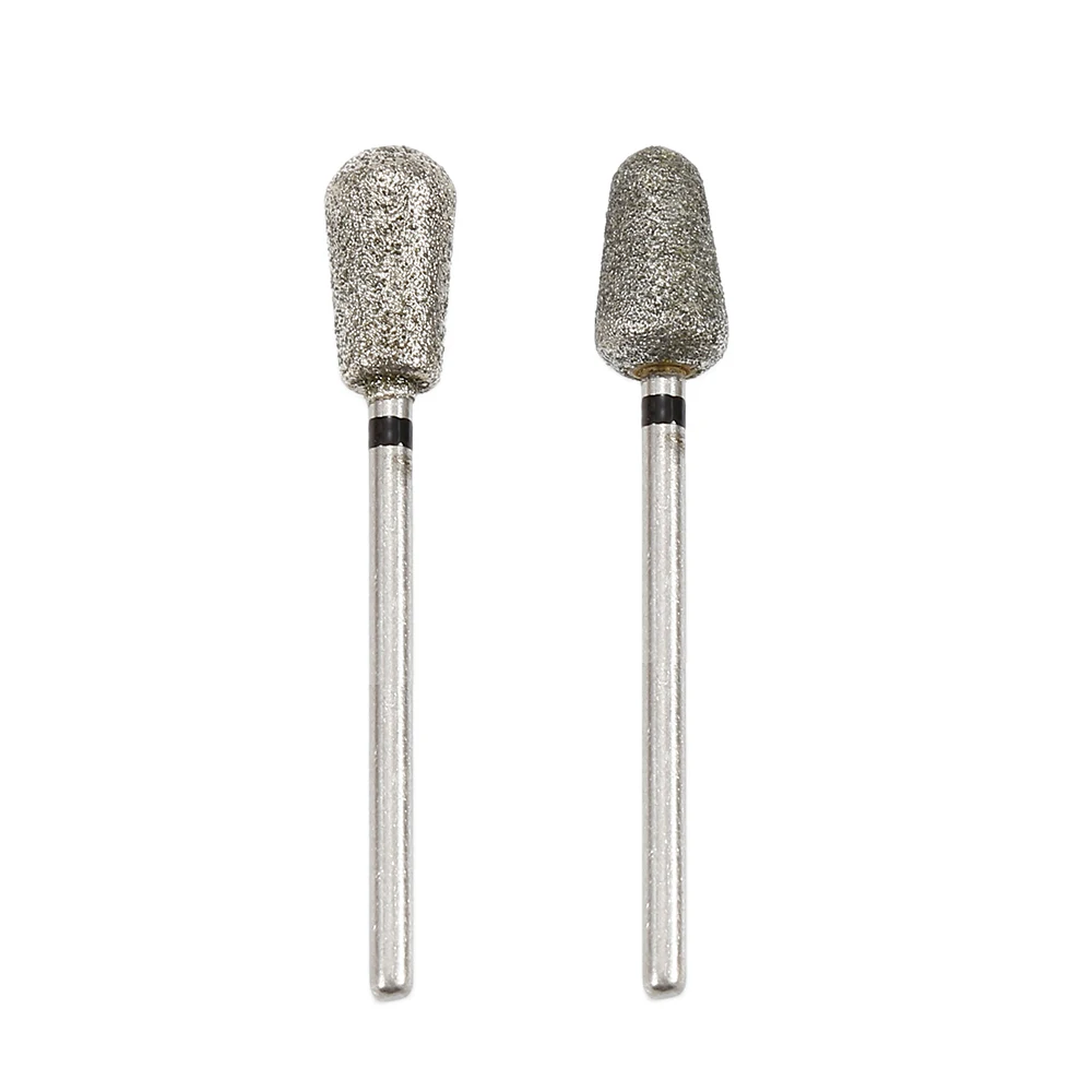 

New Nail Art Polishing Grinding Heads 2.34mm Shank Cylindrical Round Head Nail Art Drill Bits Manicure Machine Tool