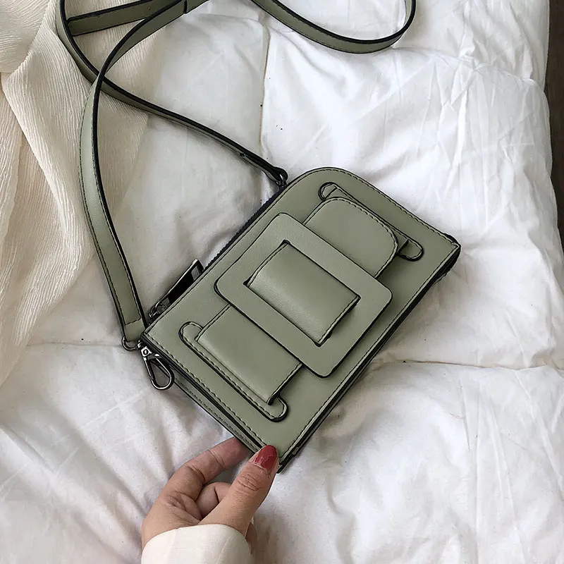 Bags for Women 2019 Fashion New Quality PU Leather Lady bag Female Shoulder Messenger Bag Belt Design Travel Crossbody bags