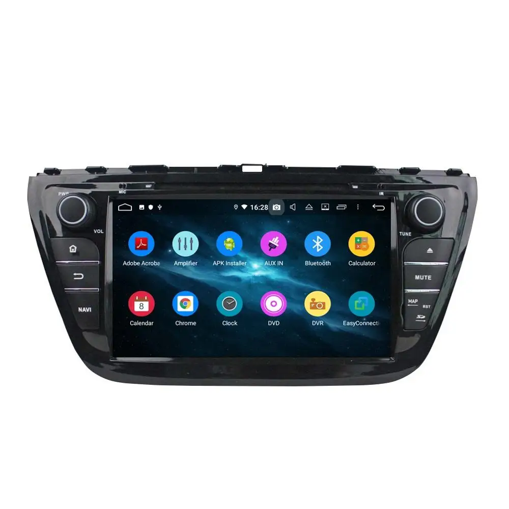 Sale IPS Octa Core 2 din 8" Android 9.0 Car Radio DVD GPS for Suzuki SX4 /S Cross 2014 Bluetooth WIFI 4GB RAM 32GB ROM Mirror-link 1