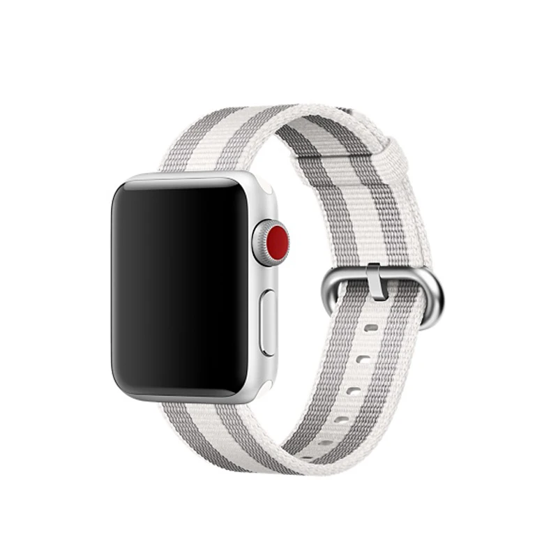 Спортивный ремешок для apple watch band 4 5 44 мм 40 мм iwatch band 42 мм 38 мм apple watch 5 4 3 2 тканый нейлоновый браслет аксессуары для часов - Цвет ремешка: 26