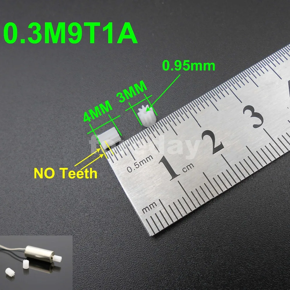 Plastic Spur Gear Pinion 0.3M 0.4M 0.5M 0.3 0.4 0.5Modulus Bore Hole 0.8MM 1MM 2MM 7 8 9 10 11 12 13 14 15 16 18 Teeth 20Pcs/Lot