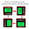 Digital angle finder Protractor electronic level box 360 Degree digital inclinometer angle measuring tool with magnets Portable 6