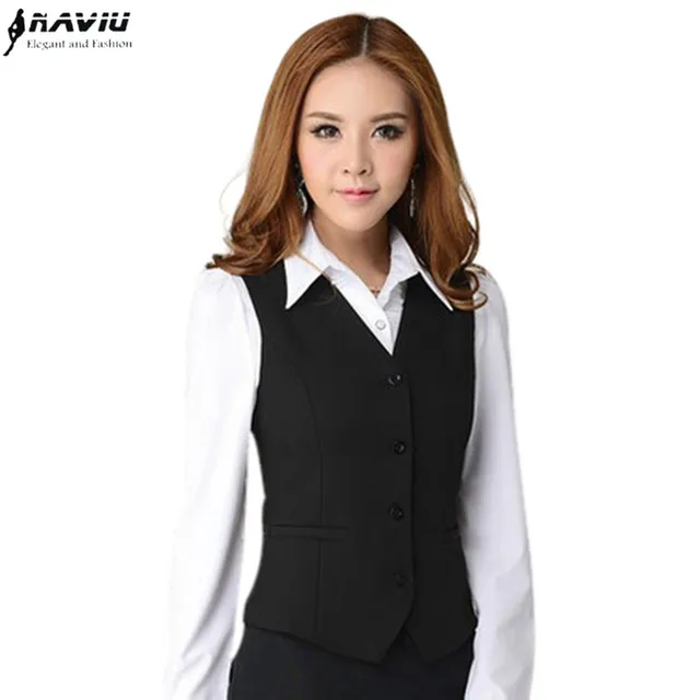 work wear suit vest women clothing waistcoats spring autumn summer professional clothing
