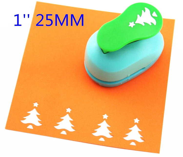

free ship 1'' Christmas tree paper cutter scrapbooking punches paper punch eva foam punch child diy craft punch scrapbookS293715