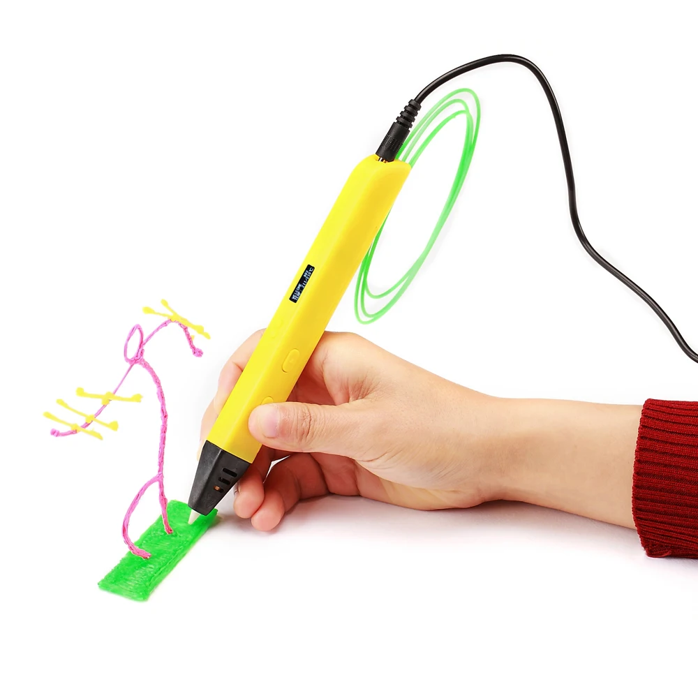 RP800A 3D профессиональная печать 3D ручка с oled-дисплеем поколение 3D Ручка для рисования художественного ремесла и образования