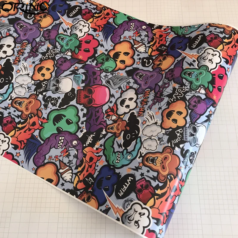 Cartoon Animal Sticker Bomb Vinyl Film-5