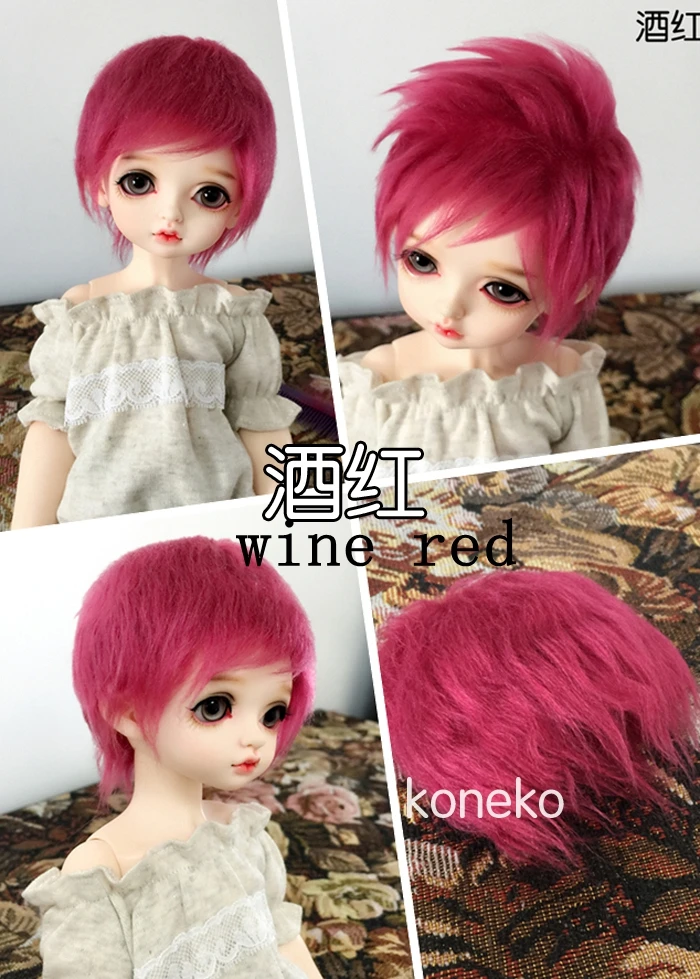 1/3 1/4 1/6 8 10 12 bylthe yosd SD AOD DOD BJD парик MSD Dollfie furwig игрушки куклы woolwig на высоком каблуке 11 см, на высоком каблуке 12 см 18 19cm22cm23cm24cm fw000