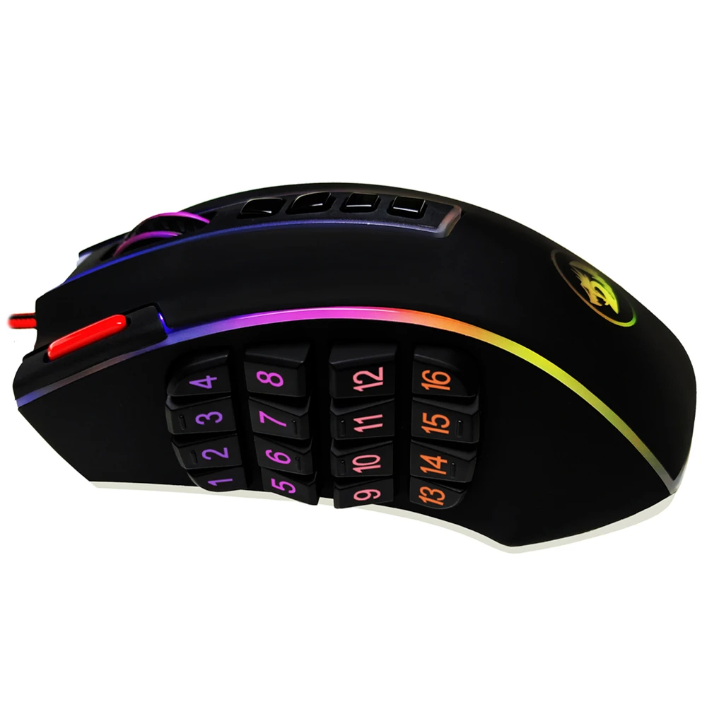 silent wireless mouse Redragon M990 Gaming Mouse with Side Buttons High-Precision Programmable Gamer Mouse 24000 DPI 16 Side Buttons for PC MMO FPS wireless gaming mouse