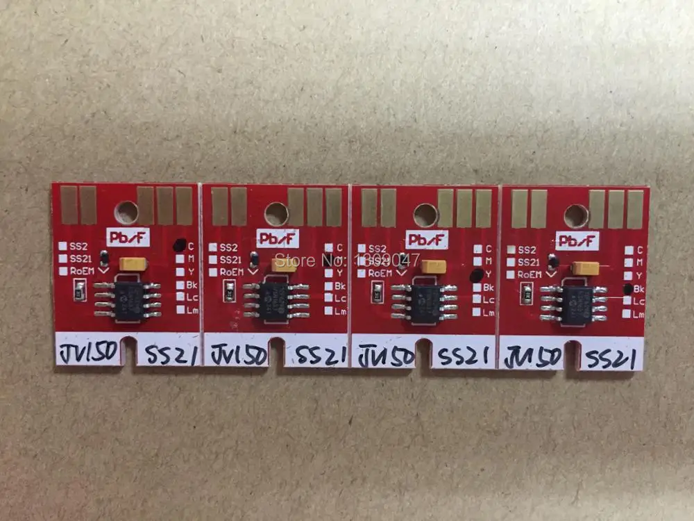 Mimaki JV150 SS21 Постоянный чип для Mimaki JV150 SS21 чипы картриджа принтера BK C M Y