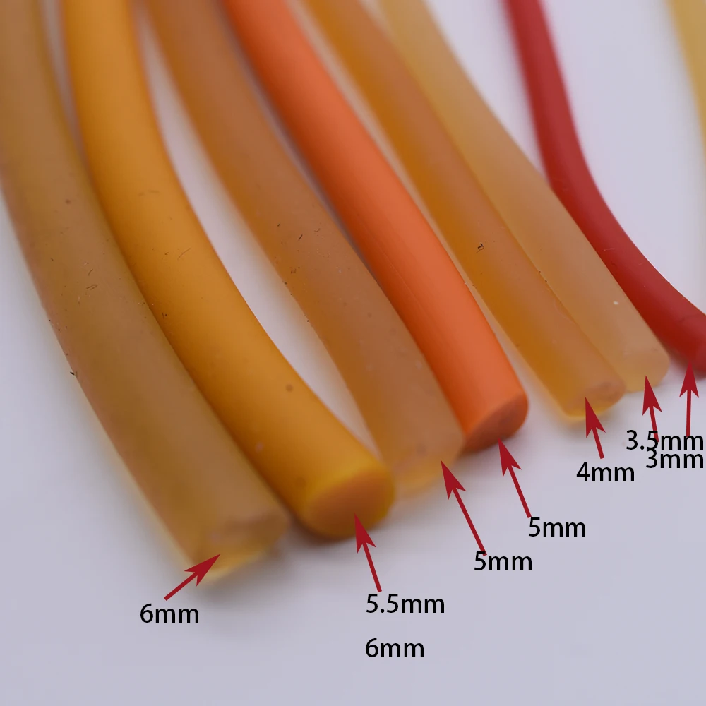 Diameter 2mm 3mm 4mm 5mm 6mm solid elastic fishing rope 10M fishing accessories rubber line for catching fishes