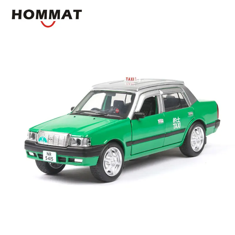 Hommate моделирование 1:32 Масштаб Тойота Корона модель такси автомобиль Diecasts и игрушечные транспортные средства сплав литья под давлением модель игрушечной машины игрушки для детей - Цвет: Green