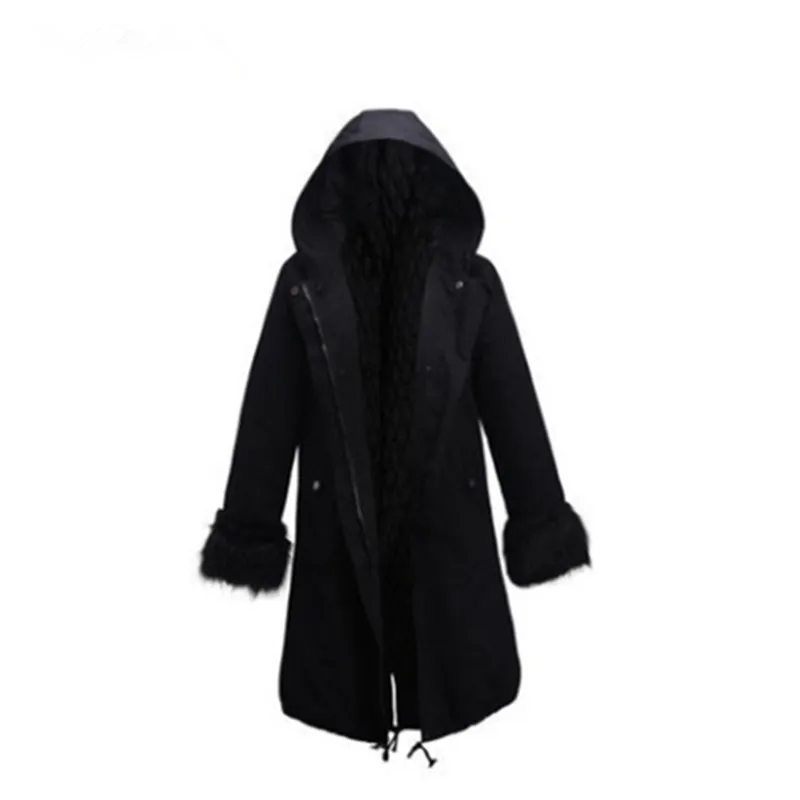 New 2018 Fashion Faux Fur Coat Women Winter Thicken Warm Long Sleeve Outerwear Fur Coats Jackets Female S-2XL CC661