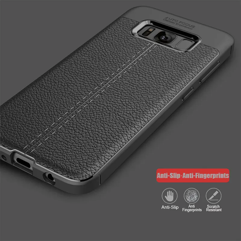 PU силиконовый чехол для Samsung Galaxy Note 8 9 S8 S9 S10 Plus мягкие ТПУ чехлы S7 Edge A30 A40 A50 A70 A7 2018 |