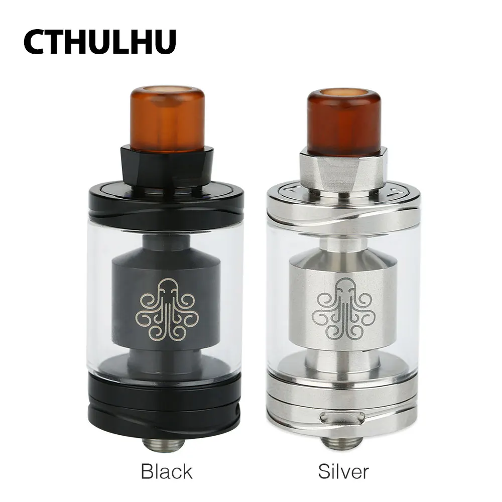 

Cthulhu Hastur MTL RTA 3.5ml Capacity Mouth to Lung Rebuildable Tank Atomizer 24mm Diameter for Most Box MOD Battery E-cig Tank